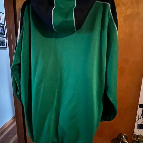NWT ADIDAS green with navy & white accents hoodie - 2XL - Picture 6 of 10